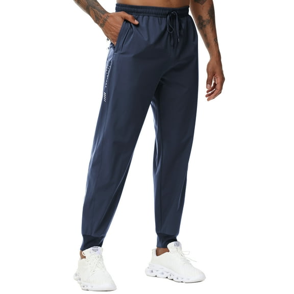 Weilanxin Men's Sweatpants Athletic Running Pants Lightweight Waterproof Workout Joggers Quick Dry Gym Active Sports Track Training