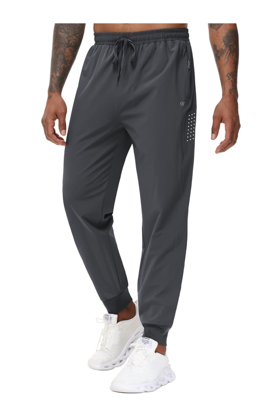 Men's Sweatpants Athletic Running Pants Lightweight Waterproof Workout Joggers Quick Dry Gym Active Sports Track Training