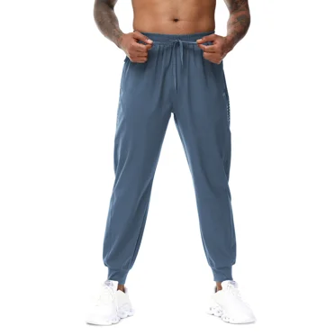 Weilanxin Men's Athletic Running Pants Lightweight Waterproof Workout Joggers Quick Dry Gym Sweatpants Active Sports Track Training