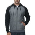 thumbnail image 1 of Weilanxin Men's Color Block Pullover Fleece Hoodie Casual Hooded Sweatshirts Tops Full Zip Jacket with Pocket Athletic Hoodies For Men Black Contrast Dark Grey L, 1 of 10