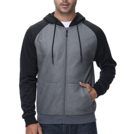 Sport Tek Adult Male Men Plain Long Sleeves Pullover Blk/Safety ...