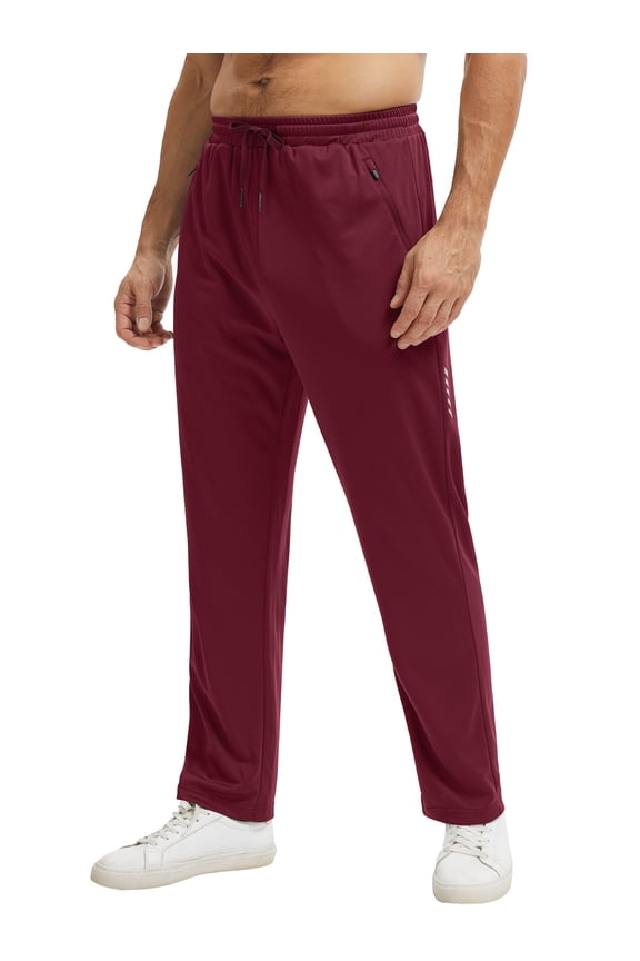 Men's Mesh Lightweight Sweatpants with Zipper Pockets Athletic Pants for Men Gym Pants for Workout,Jogging,Running