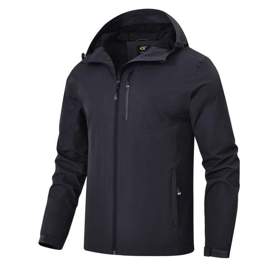 Weilanxin Men's Lightweight Jacket Hood Packable Raincoats Waterproof Rain Windbreaker for Outdoor Hiking Cycling Running