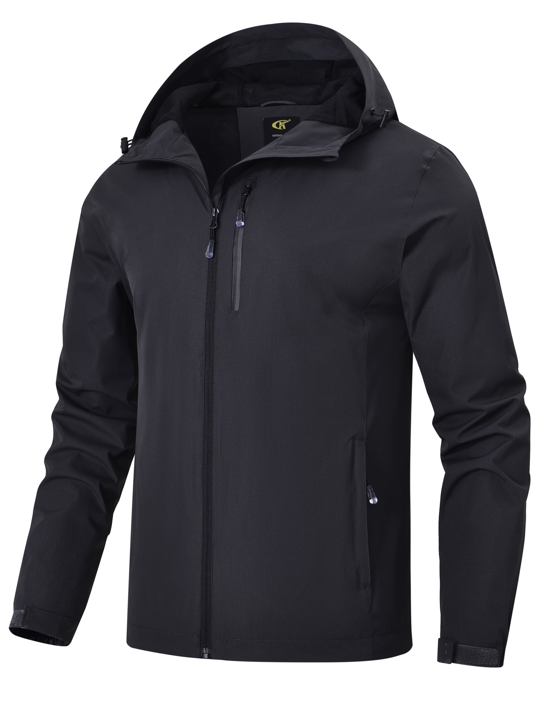 WEILANXIN Store Weilanxin Men's Lightweight Jacket Hood Packable Raincoats Waterproof Rain Windbreaker for Outdoor Hiking Cycling Running
