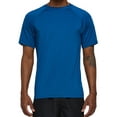 thumbnail image 1 of Weilanxin Swim Shirts Short Sleeve for Men Quick Dry Running UPF50+ Sun Protection Rash Guard Top BT3-PeacockBlue L, 1 of 7