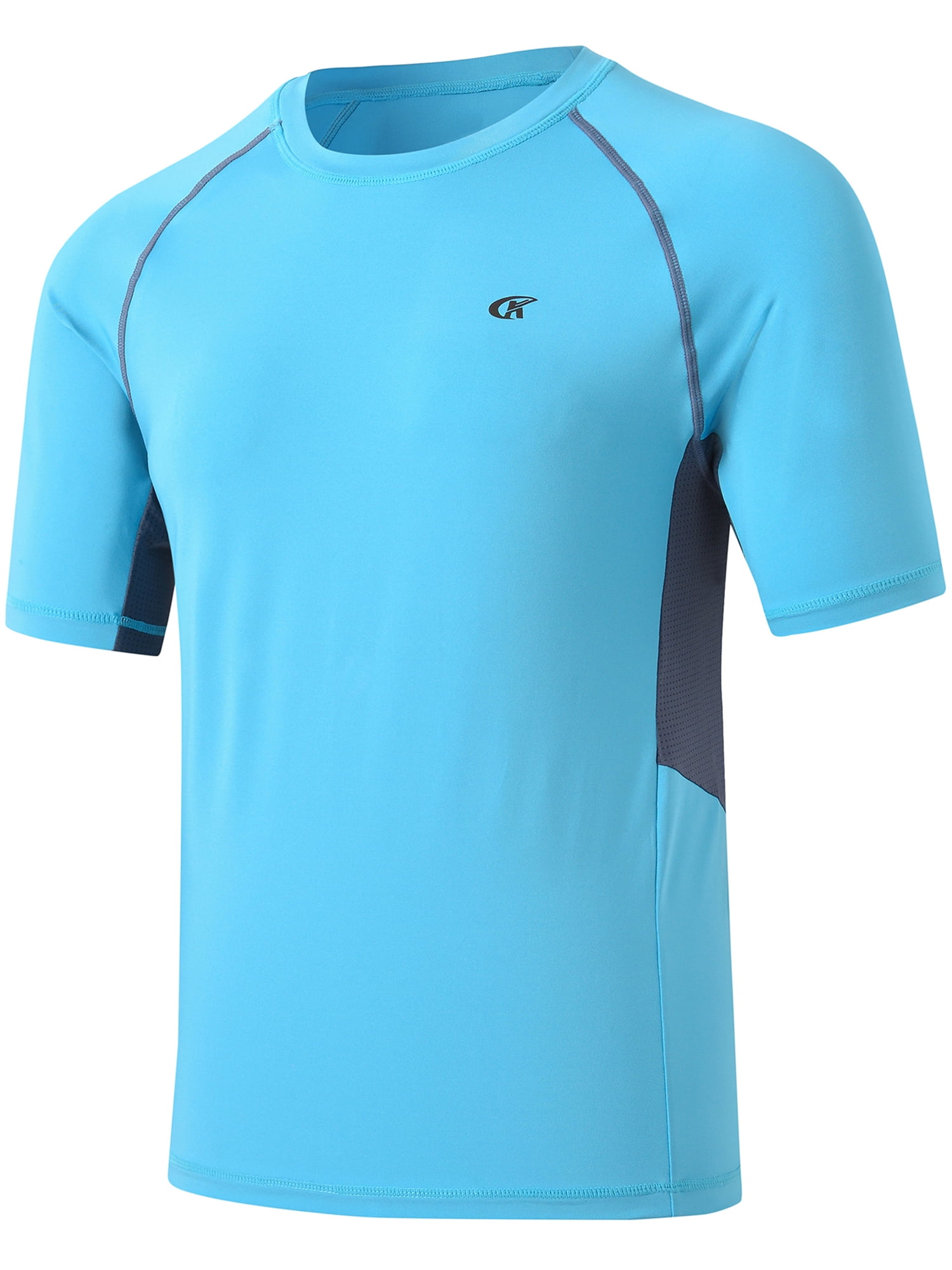 NOMINATE Herren Rash Guard – Kurzarm Shirt UPF50+, Schnelltrocknend, 4-Wege-Stretch, Für Schwimmen, Strand & Sport