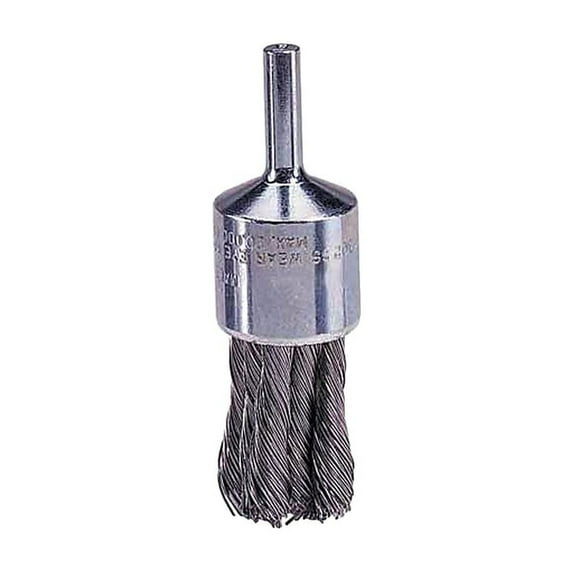 Weiler Knot Wire End Wire Brush, Steel, 1-1/8" 94111