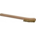 thumbnail image 1 of Weiler - 2 Rows x 9 Columns Brass Scratch Brush - 8-3/4" Brush Width, 8-3/4" OAL, 5/8" Trim Length, Wood Handle (28 Pack), 1 of 1