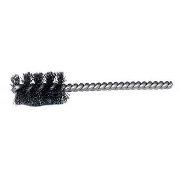 Weiler Single Spiral Tube Wire Brush, Steel, 3/8" 90865