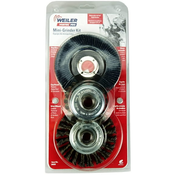 Weiler 36099 3 Piece Mini-Grinder Kit