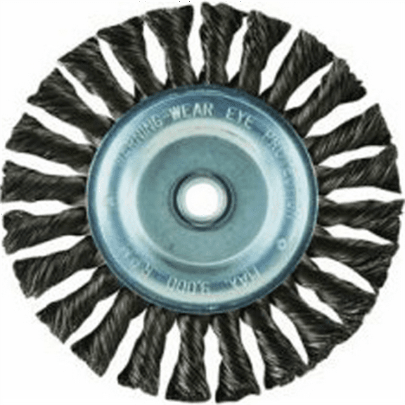 Weiler 6" Knot W/W Twist Crs 5/8"-1/2