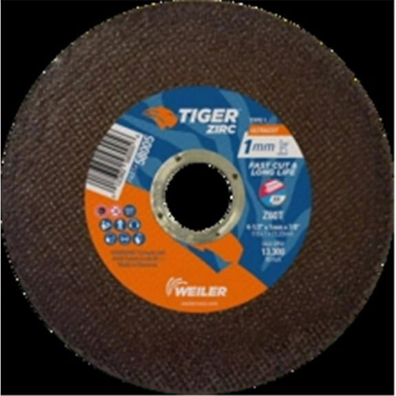 Weiler 804-58005 1 mm Tiger UltraCut Super Cutting Wheels