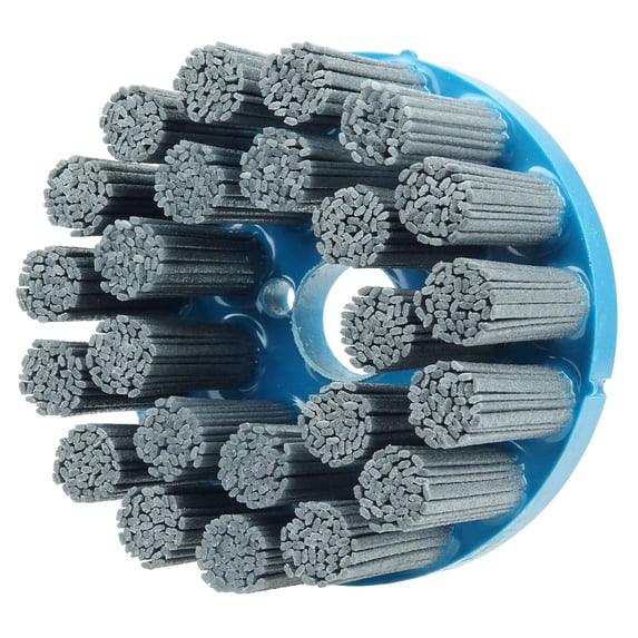 Weiler 85826 4" Nylox Disc Brush, Rectangular Filament, 80SC Fill, 7/8" Arbor Hole, Made in The USA