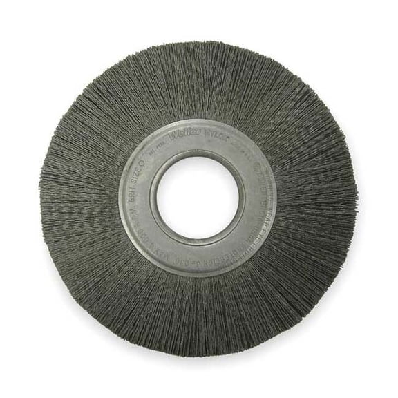 Weiler Wire Wheel Wire Brush, Arbor, 8", 7/8" W 97804