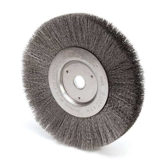 Weiler Crimped Wire Wheel Wire Brush, Arbor 93119