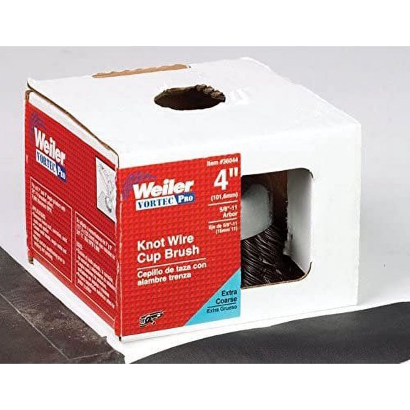 Weiler Cup Brush Extra Coarse - 9000 Rpm, 5/8"-11 Arbor