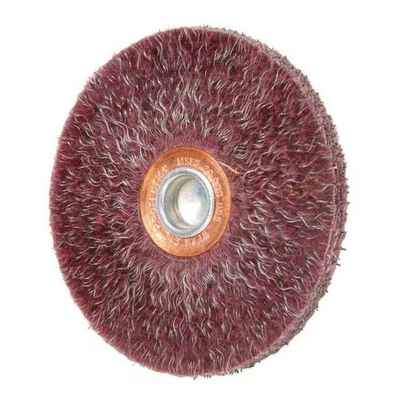 Weiler Encapsulated Wire Wheel Wire Brush, Stem, 3" 90119
