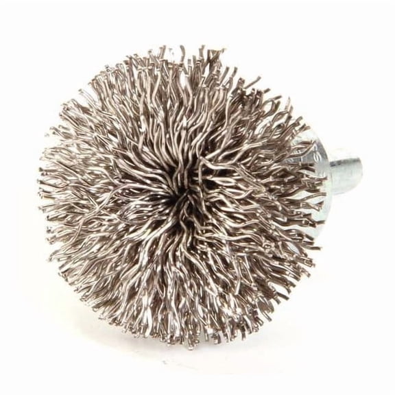 Weiler Flared Crimped Wire End Wire Brush, Stainlesss 90860