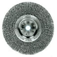 thumbnail image 1 of Weiler Narrow Face Crimped Wire Wheel, 4 in D x 1/2 in W, .014 in Steel, 6,000 rpm - 1 EA (804-00144), 1 of 3