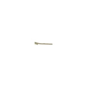 Weiler Small Hand Scratch Brushes 8 3/4" Block Brass Bristles Curved Handle 804-95014