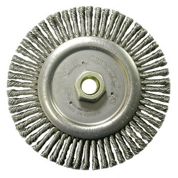 Weiler Twist Wire Wheel Brush,Threaded Arbor 93448