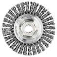 thumbnail image 1 of Weiler Twist Wire Wheel Wire Brush, Threaded Arbor 94263, 1 of 2