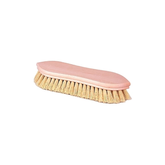 (Price/12 EA)Weiler 804-44023 9" Pointed End Scrub Brush White Tampi