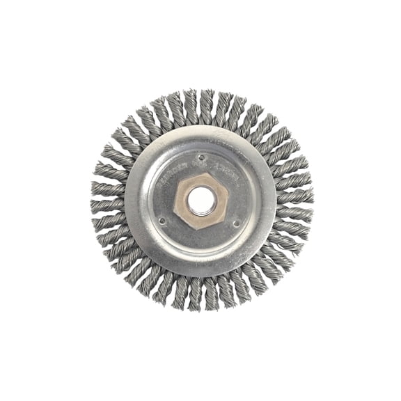 Weiler Wire Wheel Wire Brush, 4-1/2", 3/16" W 94043