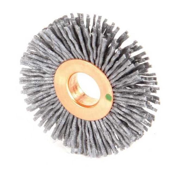 Weiler Wire Wheel Wire Brush, Arbor, 2", 3/8" W 97456