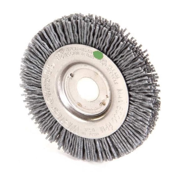 Weiler Wire Wheel Wire Brush, Arbor, 3", 3/8" W 97551
