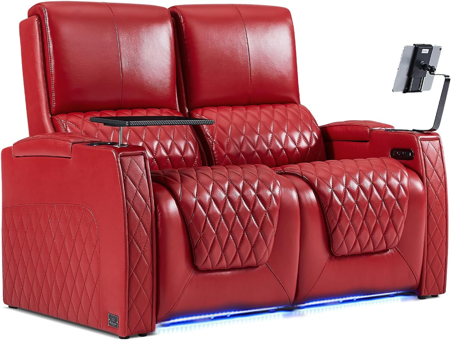 Weilianda Astronaut Zero Gravity Home Theater Seating Top Grain Leather