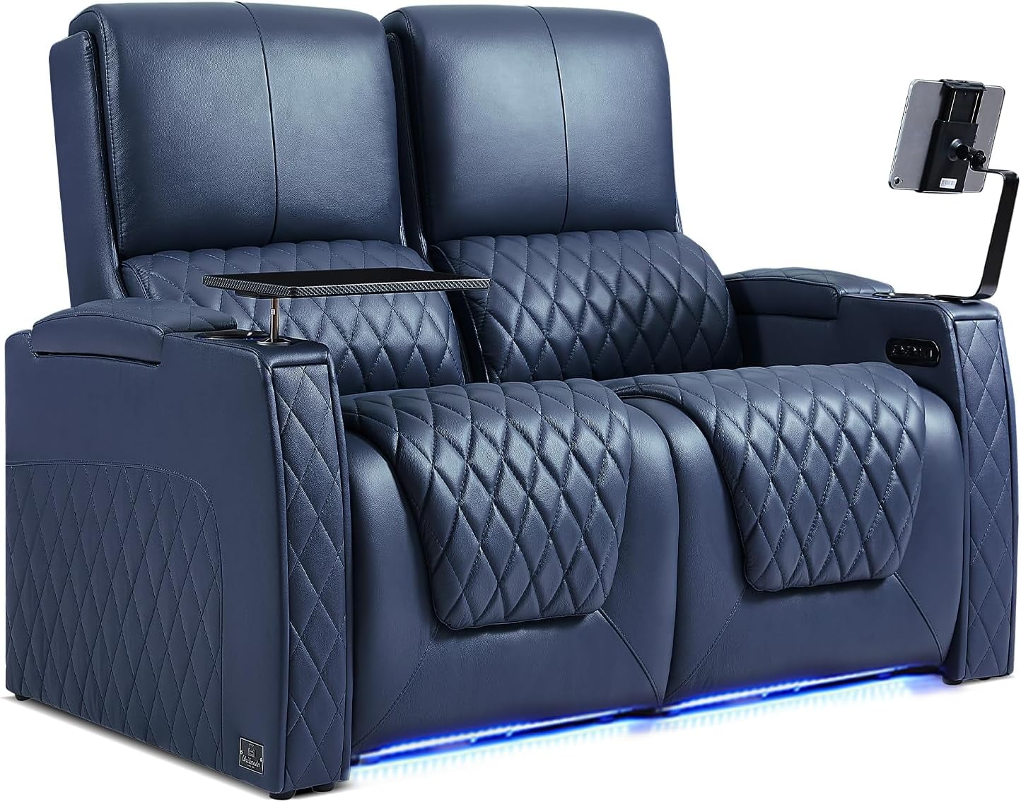 Weilianda Astronaut Zero Gravity Home Theater Seating Top Grain Leather ...