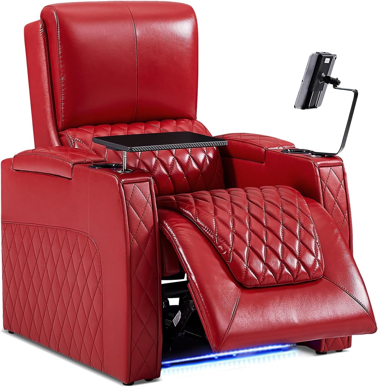 Weilianda Astronaut Zero Gravity Home Theater Seating Top Grain Leather