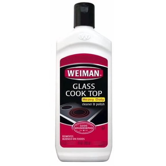 Weiman 10 OZ Glass Cook Top Cleaner For Smooth Top Ranges, Each