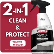 Weiman 2-IN-1 Quartz & Stone Cleaner with UV Protection, 16 oz
