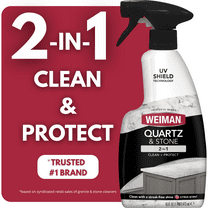 Weiman 2-IN-1 Quartz & Stone Cleaner with UV Protection, 16 oz