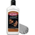 thumbnail image 1 of Weiman 3 in 1 Deep Leather Conditioner Cream - 8 fl oz (Plus Microfiber Cloth) - Restores Leather Surfaces - Use on Leather Furniture, Car Seats, Shoes, Bags, Jackets, Saddles, 1 of 7