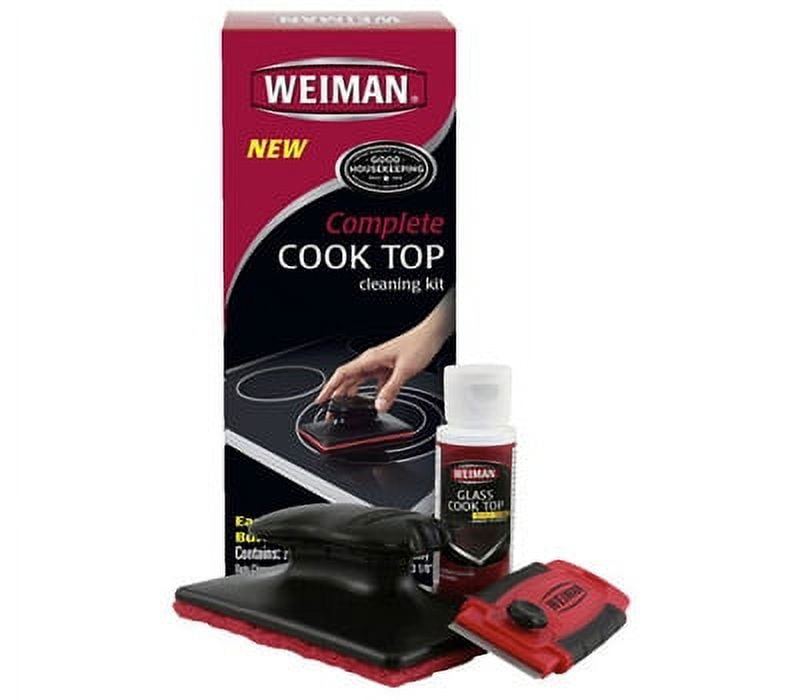 Weiman 98 Cooktop Care Kit, 2 Ounce, Liquid, Apple, Light Tan