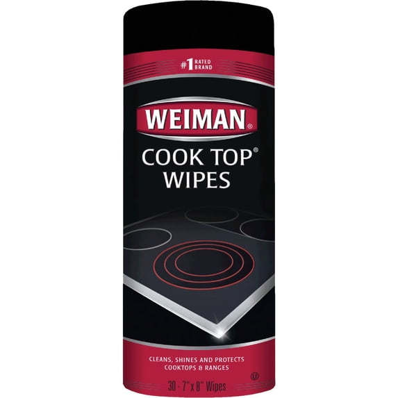 Weiman Cook Top Wipes Apple Scent - Cooktop Cleaner - 30 Ct