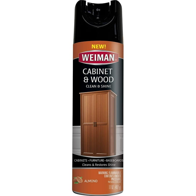 Weiman & Furniture Polish 17 Ounce Aerosol Protect Clean