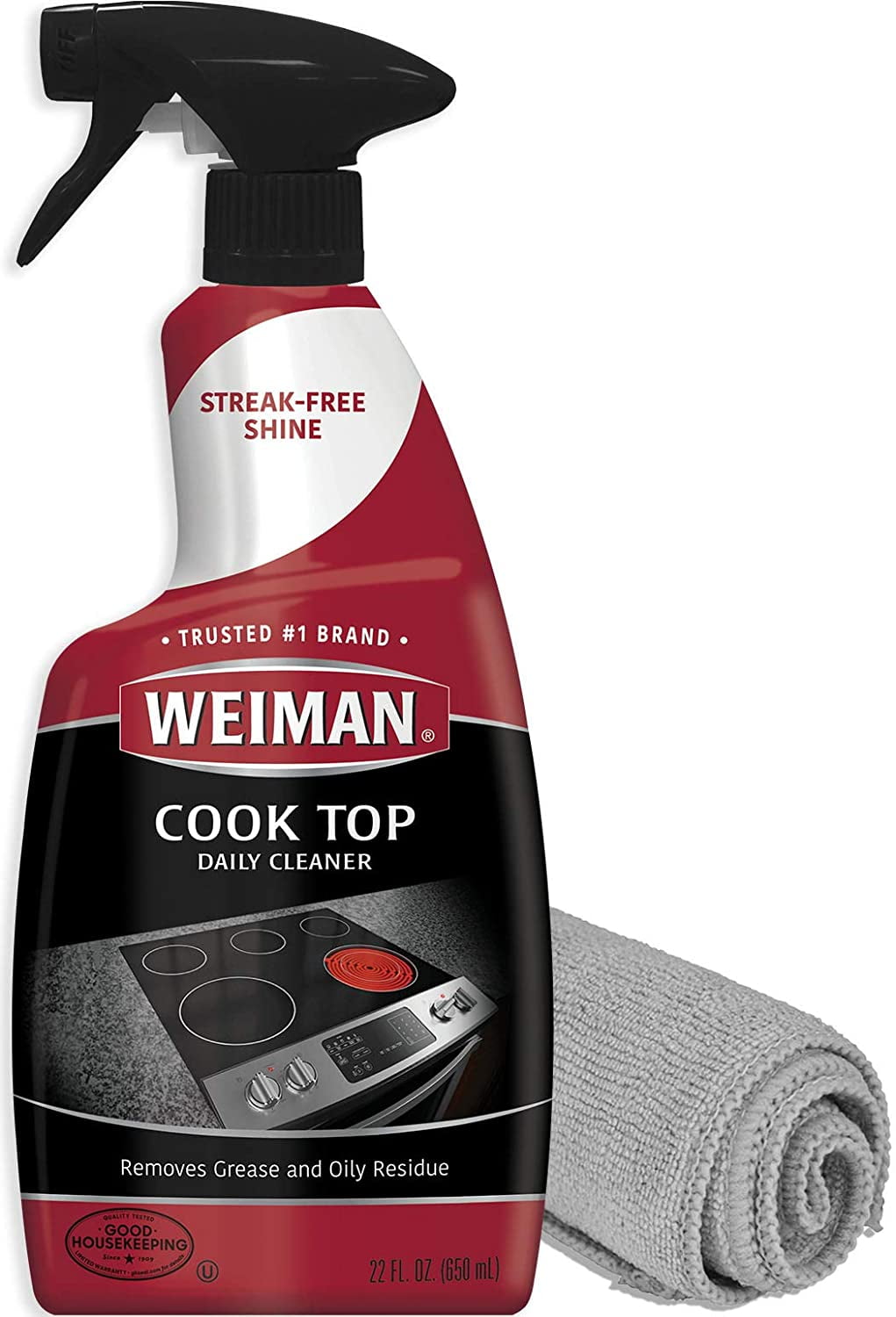 Weiman Cooktop Cleaner & Stainless Steel Cleaner - 22 Oz - Kitchen