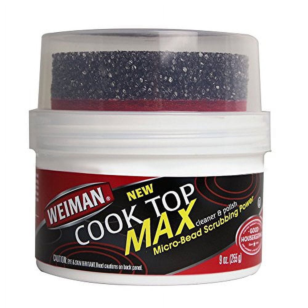 Weiman Cooktop Cleaner Max 9 Ounce Easily Remove BurnedOn Food