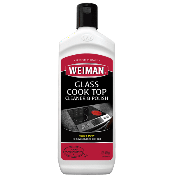 Weiman Cooktop Cleaner and Polish Cream for Glass, Ceramic and