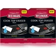 Weiman Cooktop Eraser Pads 2 Pack NonScratch Lifts, Wipes, and
