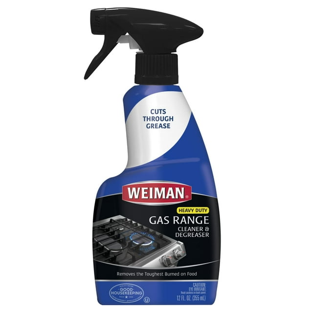 Weiman Gas Range Cleaner and Degreaser 12 Ounce Packaging May Vary