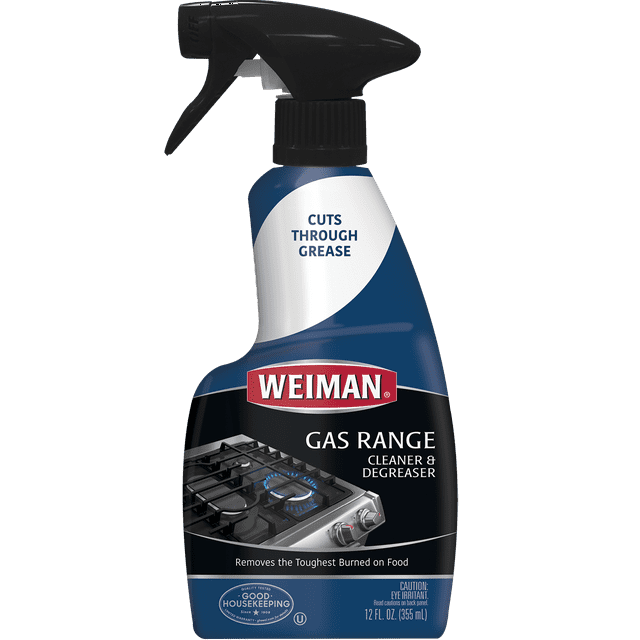 Weiman Gas Range Cleaner and Degreaser 12 Ounce Packaging May Vary