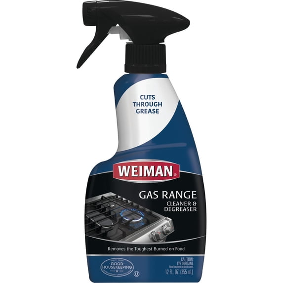 Weiman Gas Range Cleaner and Degreaser, Single, Lemon, 1 Count