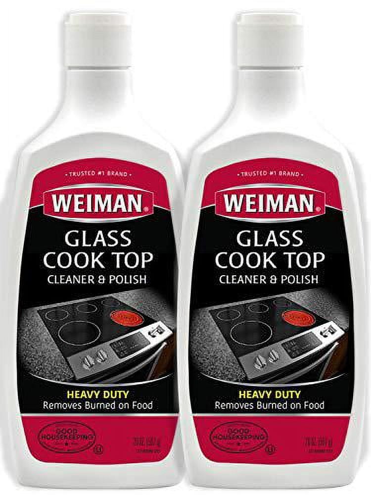 Weiman Glass Cook Top Cleaner and Polish 20 Ounce (2 Pack) Heavy Duty