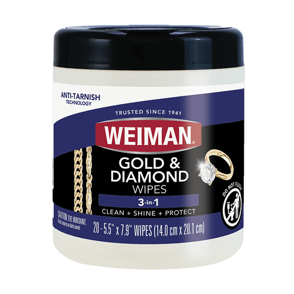 Weiman Gold & Diamond Wipes