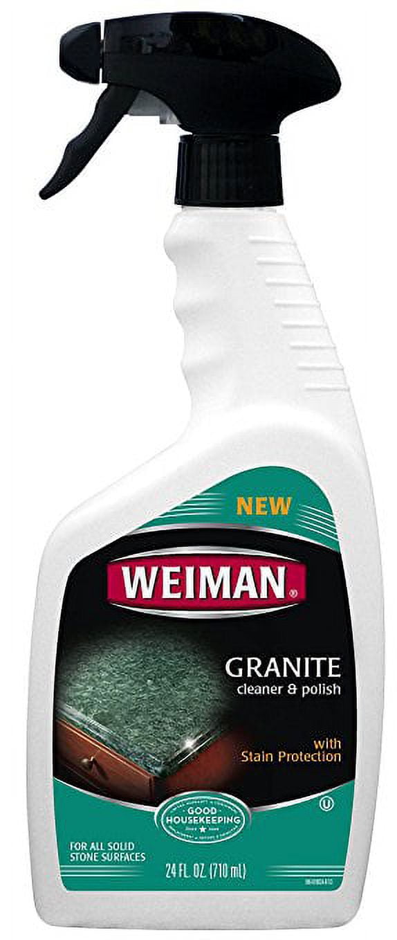 Weiman Granite Cleaner & Polish Daily Use, StreakFree Formula for Countertops, Marble, Quartz